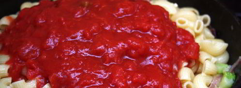 постная паста в томатном соусе. Шаг 5