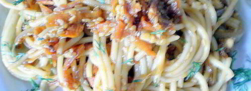 спагетти с кунжутом. Шаг 7