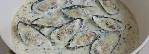 спагетти с мидиями в сливочном соусе. Шаг 10