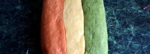 цветная паста триколор. Шаг 6