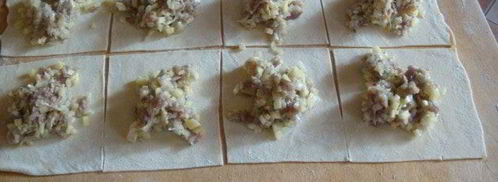 манты с гусем. Шаг 3