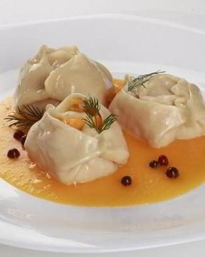 Манты с тыквой