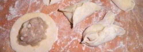 манты в пароварке. Шаг 3