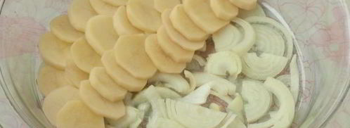 мясо по-французски с картофелем. Шаг 6