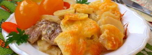 мясо по-французски с картофелем. Шаг 10