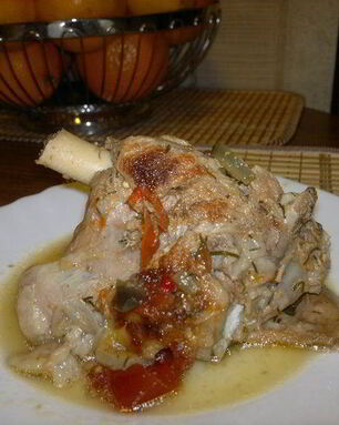 Баранина тушеная с овощами