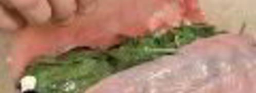 фаршированное седло кролика. Шаг 5