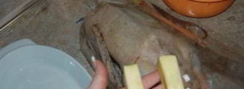 гусь в духовке в рукаве. Шаг 8