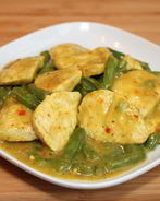 Карри с индейкой и стручковой фасолью