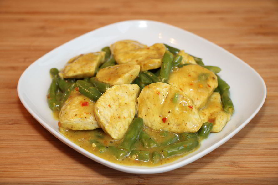 Рецепт карри с индейкой и стручковой фасолью