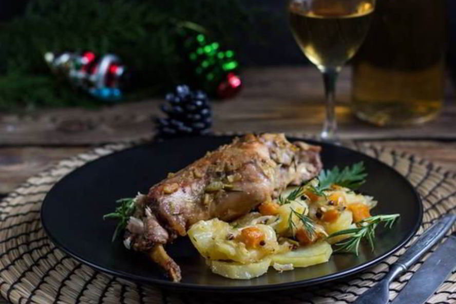 Рецепт кролика с картофелем