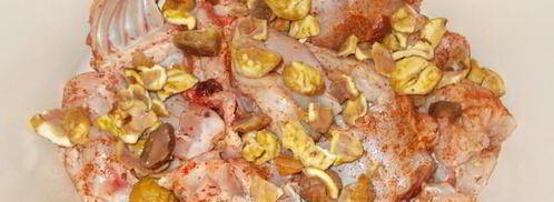 кролик, запеченный в сметане, с каштанами. Шаг 6