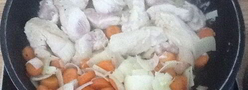 куриное филе и желтый перец. Шаг 7