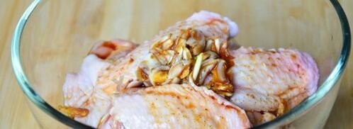 куриные крылья в остром маринаде с карри. Шаг 5