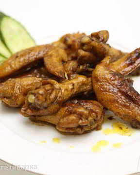 Куриные крылышки с колой по-китайски в мультиварке