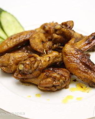 Куриные крылышки с колой по-китайски в мультиварке