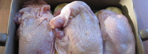 курица с баклажанами под чесночным маринадом. Шаг 5