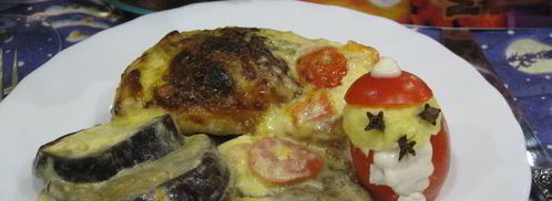 курица с баклажанами под чесночным маринадом. Шаг 11