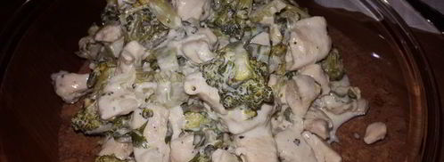 курица с брокколи и сельдереем в соусе из лабне. Шаг 8