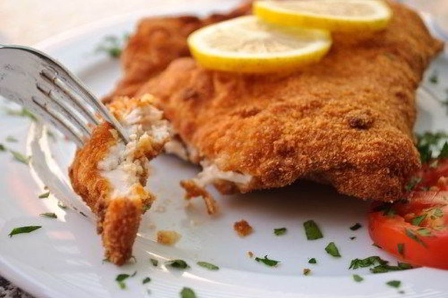 Рецепт курицы в чесночной панировке