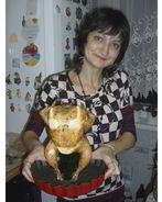 Курица в купальнике