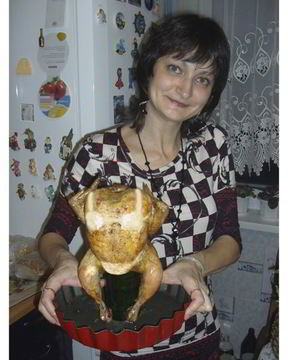 Курица в купальнике