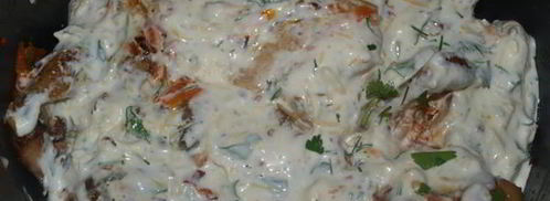 курица в сметанно-сырном соусе в мультиварке. Шаг 6