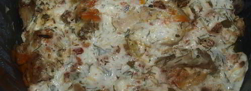 курица в сметанно-сырном соусе в мультиварке. Шаг 7