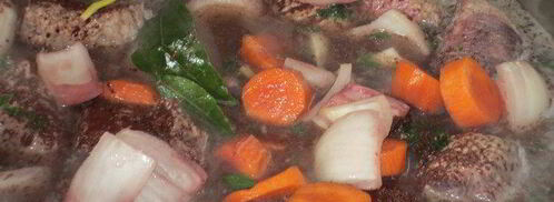 мясо, тушенное с горьким шоколадом. Шаг 5