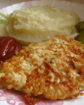 Отбивные куриные с сыром в кляре