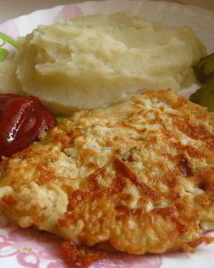 Отбивные куриные с сыром в кляре