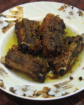 Ребрышки в фольге в духовке