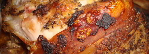 рулька запеченная с чесноком. Шаг 6