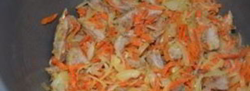 свинина с помидорами в мультиварке. Шаг 4