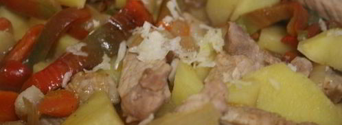 свинина тушеная с овощами. Шаг 7