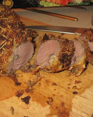 Телятина в пармезановой корочке