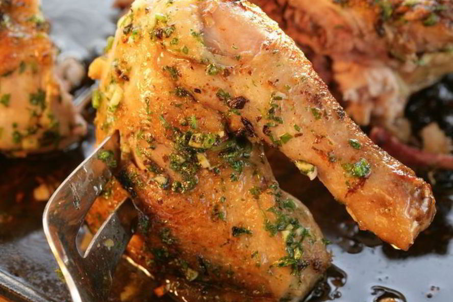 Рецепт цыпленка с чесноком