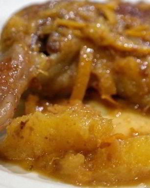 Утиные окорочка в апельсиновом соусе