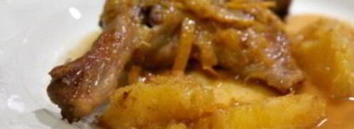 утиные окорочка в апельсиновом соусе. Шаг 3