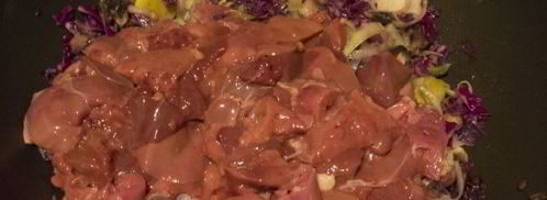 утка с печенью и капустой. Шаг 8