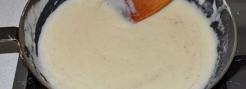 запеченная свинина с овощами под соусом бешамель. Шаг 3