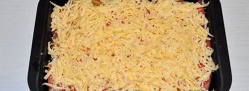 запеченная свинина с овощами под соусом бешамель. Шаг 5