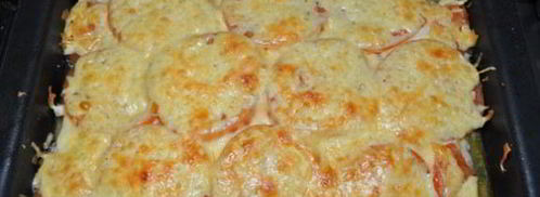 запеченная свинина с овощами под соусом бешамель. Шаг 6