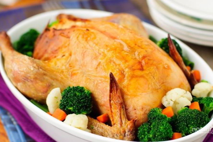 Рецепт запекания курицы в духовке