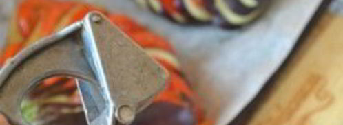 баклажан, запеченный веером в духовке. Шаг 4