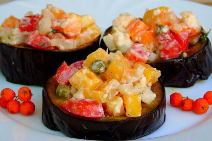 Рецепт баклажанов лето на тарелке