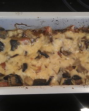 Баклажаны с грибами