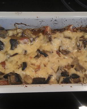 Баклажаны с грибами