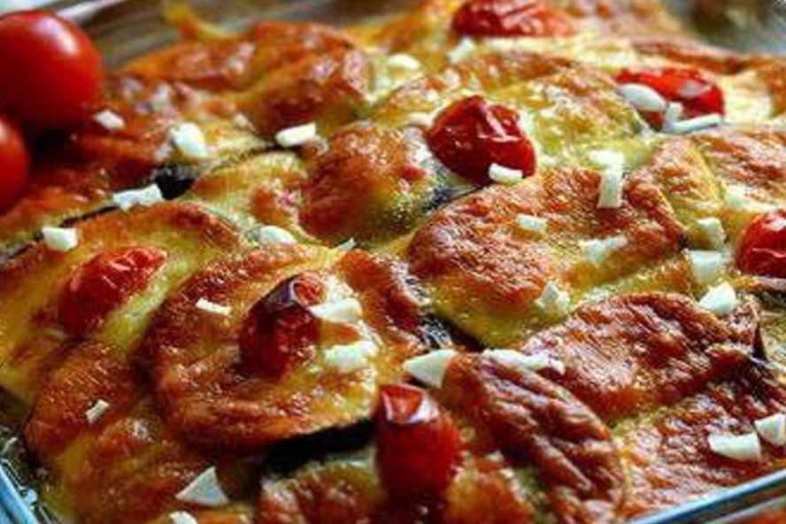 Рецепт баклажанов с мясом в духовке