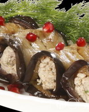 Баклажаны с орехами